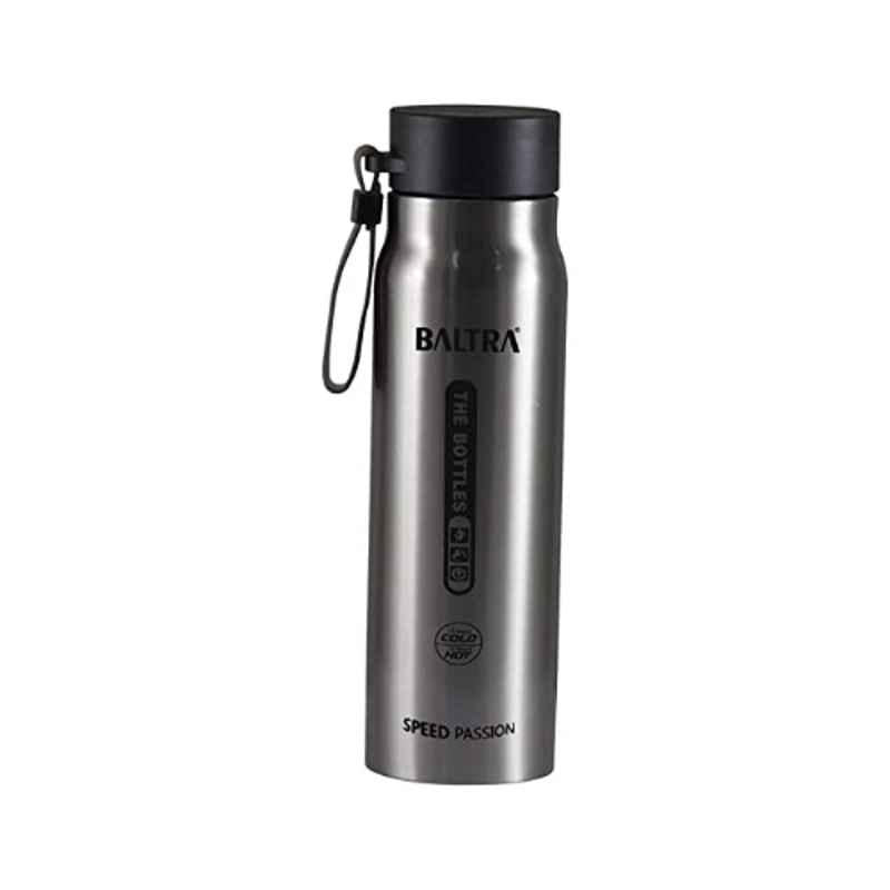 Baltra Rock 600ml Stainless Steel Silver Hot & Cold Thermosteel Water Bottle, BSL 250 Baltra Rock 600ml Stainless Steel Silver Hot & Cold Thermosteel Water Bottle, BSL 250